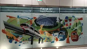 Image illustrative de l’article Italia 61 (métro de Turin)