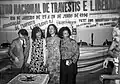L'Associação de Travestis e Liberados&nbsp;(pt) de Rio de Janeiro en 1996, lors d'un évènement de lutte contre le sida.