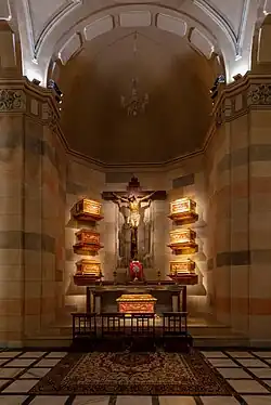 Iglesia de Santa María de Gracia (Cartagena)&nbsp;(es), intérieur. Juillet 2022.