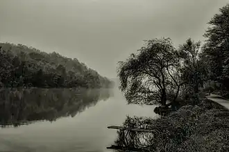Tessin dans Golasecca, dans la partie nord du parc.