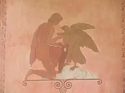 Le dieu métamorphe Zeus, en aigle (mythologie grecque).