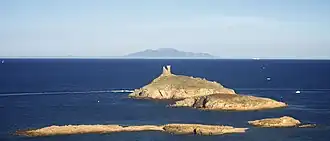 Vue des îles Finocchiarola.