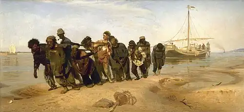 Les Bateliers de la Volga(1870-1873) par Ilia Répine