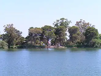 L'embarcadère de l'île Buda