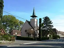 La chapelle protestante d'Illhaeusern.