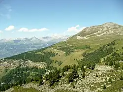 Illhorn au-dessus de Chandolin.