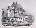 Maison à Illkirch où fut signée la capitulation de Strasbourg en 1681