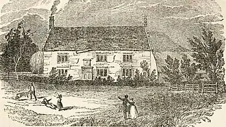 Le manoir en 1856.
