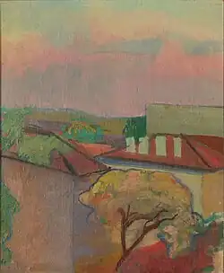 Paysage de toits de Paris, no&nbsp;106 du catalogue des œuvres.