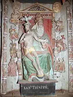 Détail du retable précédent.