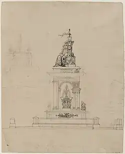 Projet de fontaine, Paris, musée Carnavalet.