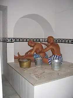 Représentation du hammam.