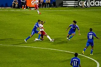 Face à Thierry Henry avec l'Impact de Montréal