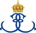 Monogramme de l'impératrice Eugénie, épouse de Napoléon III.