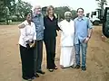 Johan Galtung à Kilinochchi en 2004/2005.