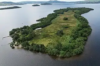 Vue de l'île en 2022