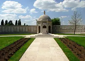 Le mémorial de Neuve-Chapelle.