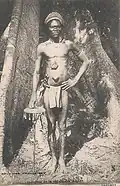 «&nbsp;Indigène de la région des Adjaas (Dahomey)&nbsp;» (vers 1900).