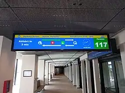 Détail de la nouvelle signalétique.