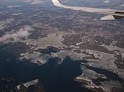 Vue aérienne d'Ingå.