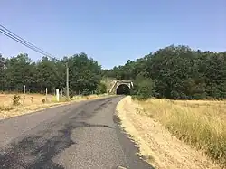 Le pont de la route départementale 50, à Ingrandes en 2019.