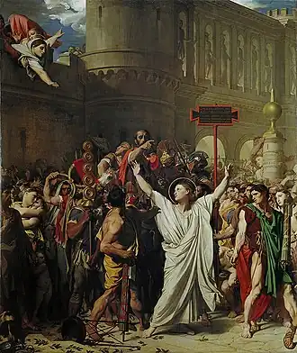 Le Martyre de saint Symphorien, huile sur toile de Dominique Ingres (1834).