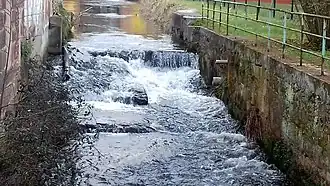 Petite cascade sur la Moder.