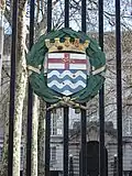 Armoiries du London County Council sur les portes
