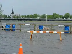 Les inondations du printemps 2011 ont affecté le centre-ville et tous les secteurs en amont