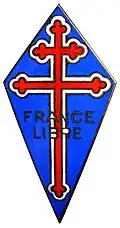 Insigne de poitrine des FNFL.