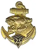 Insigne du 23e RIC.