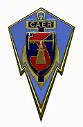 Insigne de la CAER (Compagnie Autonome d'Écoute et de Radiogoniométrie).
