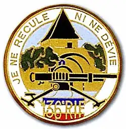 Insigne du 136e RIF.