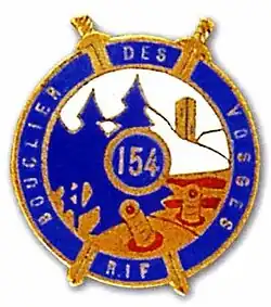 Insigne du 154e RIF.