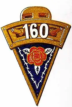 Insigne du 160e RIF.