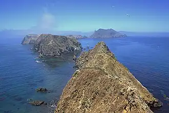 Anacapa vue depuis Inspiration Point.