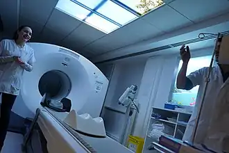 Présentation de matériel lors de portes ouverte pour la journée.