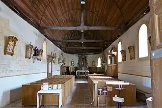 L'intérieur de l'église.