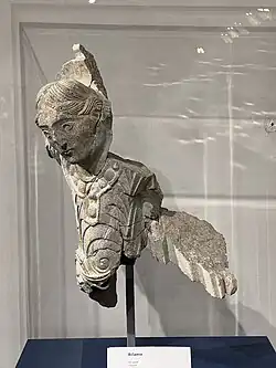 Atlante, XIIe siècle, calcaire.