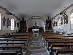 Intérieur de l’église.