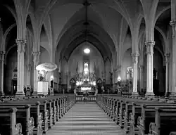 intérieur de l’église saint-Felix de Valois