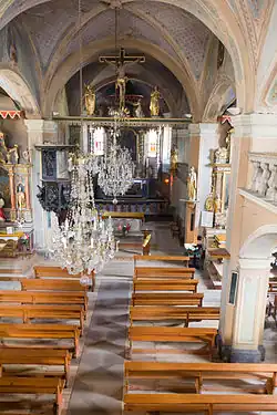 Vue intérieure de la nef.