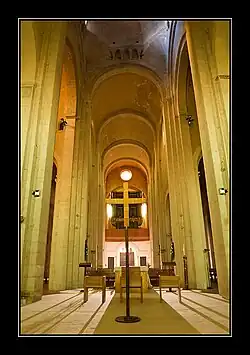 Intérieur de l'église Saint-Andéol.