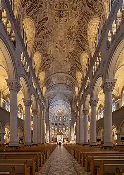 Intérieur de la basilique. Avril 2022.