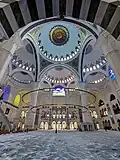 Intérieur de la mosquée de Çamlıca