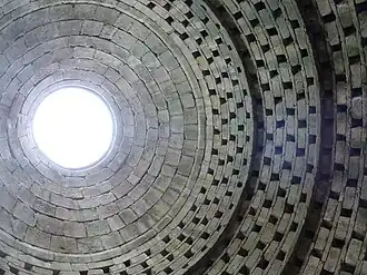 Plafond intérieur du colombier du château de Kerjean(Finistère)..