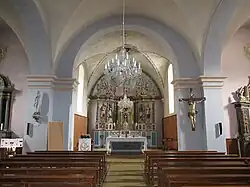 Intérieur de l'Eglise.