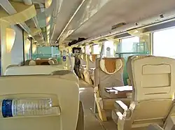 Intérieur d'une voiture de 1re&nbsp;classe A8tu.