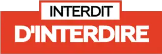 Image illustrative de l’article Interdit d'interdire