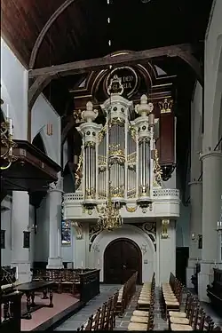 Orgue Meere construit en 1830 à la Hillegondakerk (Rotterdam)